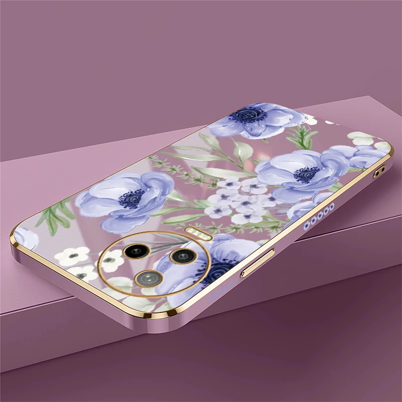 زهرة اللوحة جراب هاتف ل انفينيكس تكنو كامون 30 5G 20 برو 18 19 Neo 17 16 S 15 الهواء تصفيح غطاء سيليكون للصدمات #6