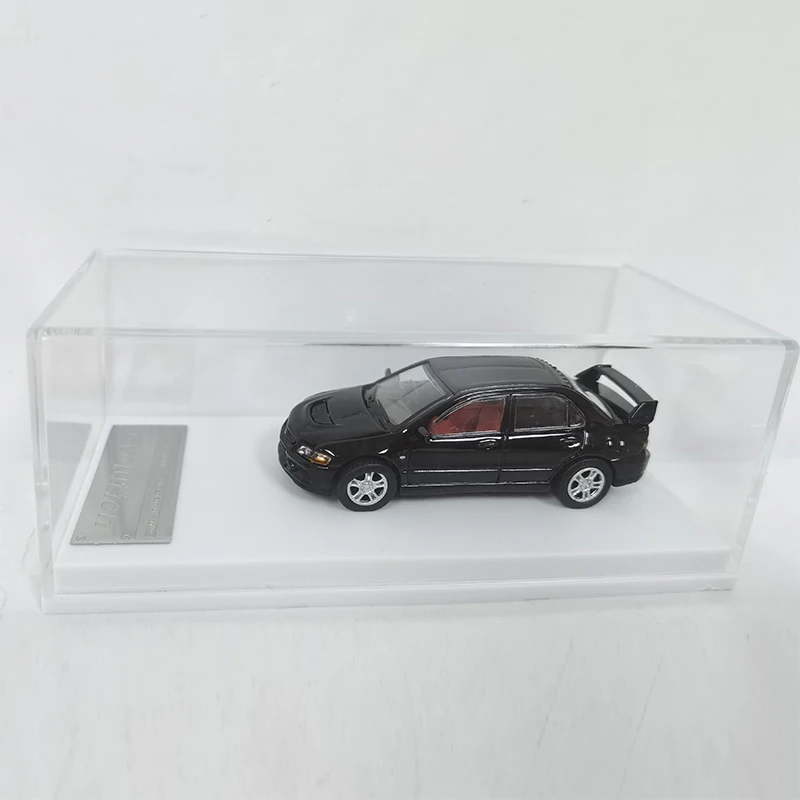 LMLF 1/64 Evolution Model Car For  Collection  Racing Sports Model Diecast Car Black