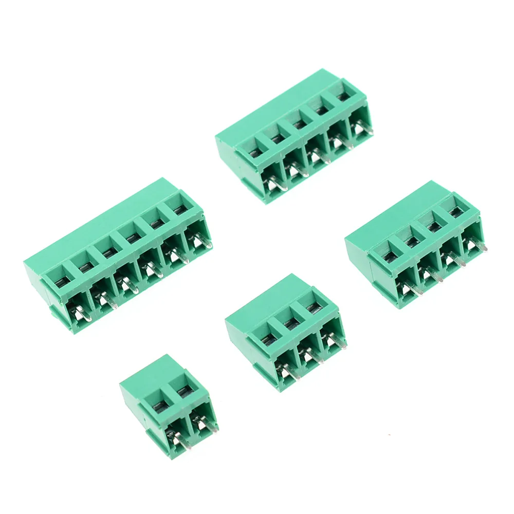 10/50PCS KF128-5.0mm KF128 5.0 PCB Screw Terminal Block Splice Terminal DG128-5.0mm 2/3/4/5/6P MG128-5.0mm view 5
