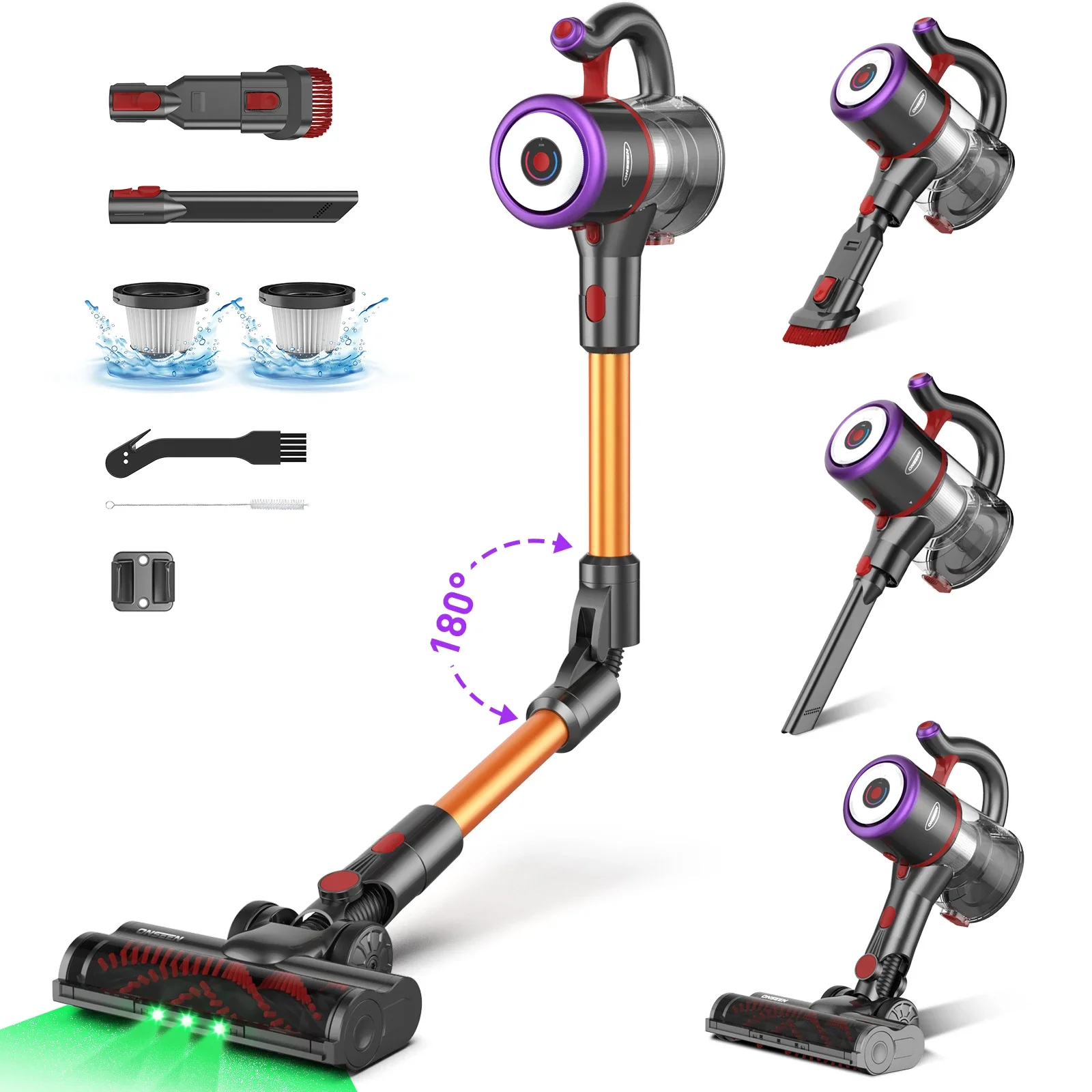 M81 ONSEEN  MOQ 1pcs BLDC350W EU Wireless Handheld Aspiradora Cordless Stick Vacuum Cleaner Dropshipping