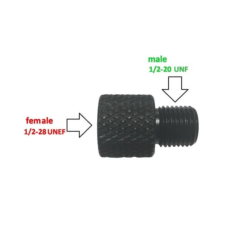 Adapter gwintowany żeński 1/2-20 UNF na męski 1/2-28 UNEF Akcesoria