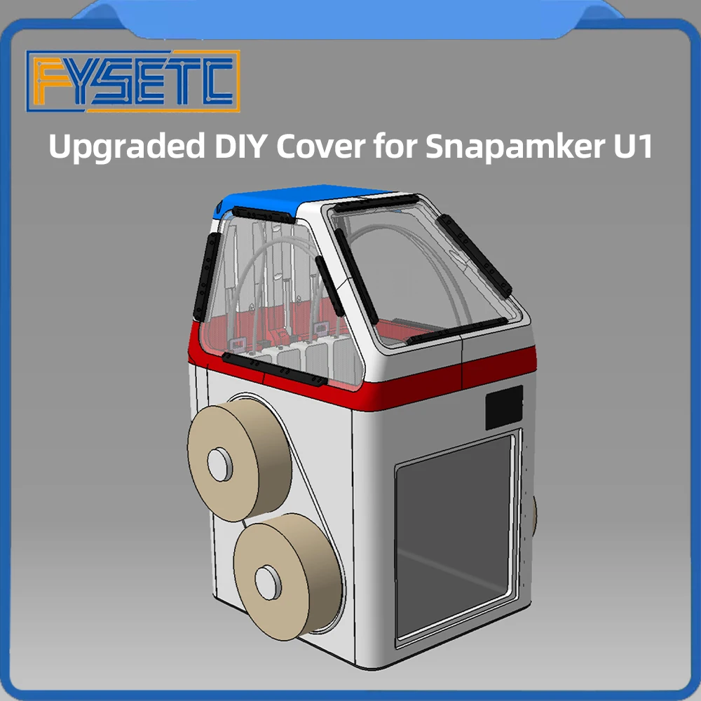 For Snapmaker U1 DIY Casing 3D Printer Thermal and Dust Cover Upgrded Parts for Snapmaker U1