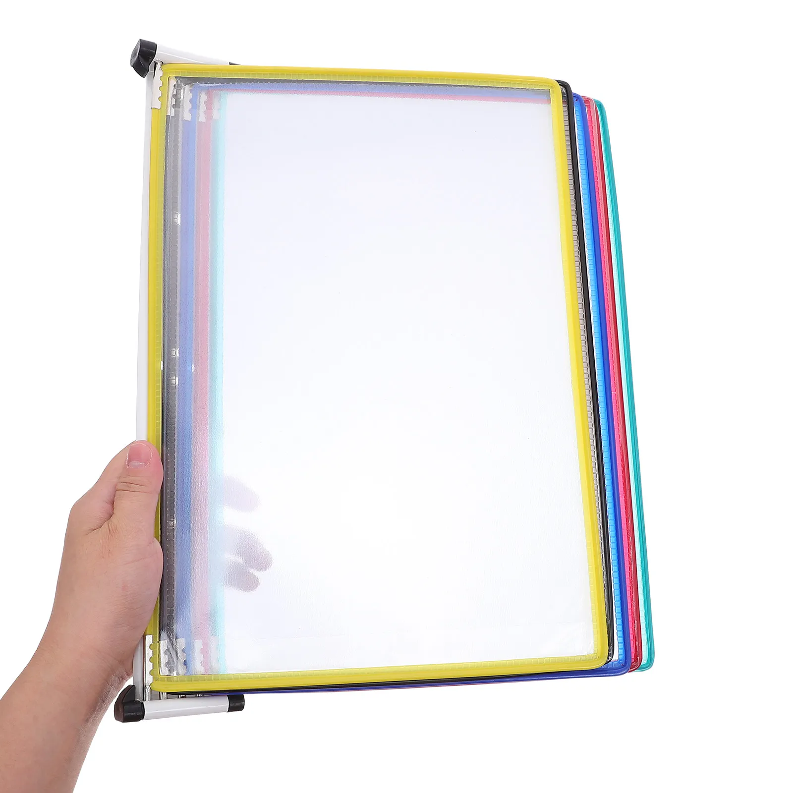 

Настенная подставка для файлов формата А4, органайзер для документов с 5 панелями, экономящий место, настенный держатель для папок, настенный файловый органайзер