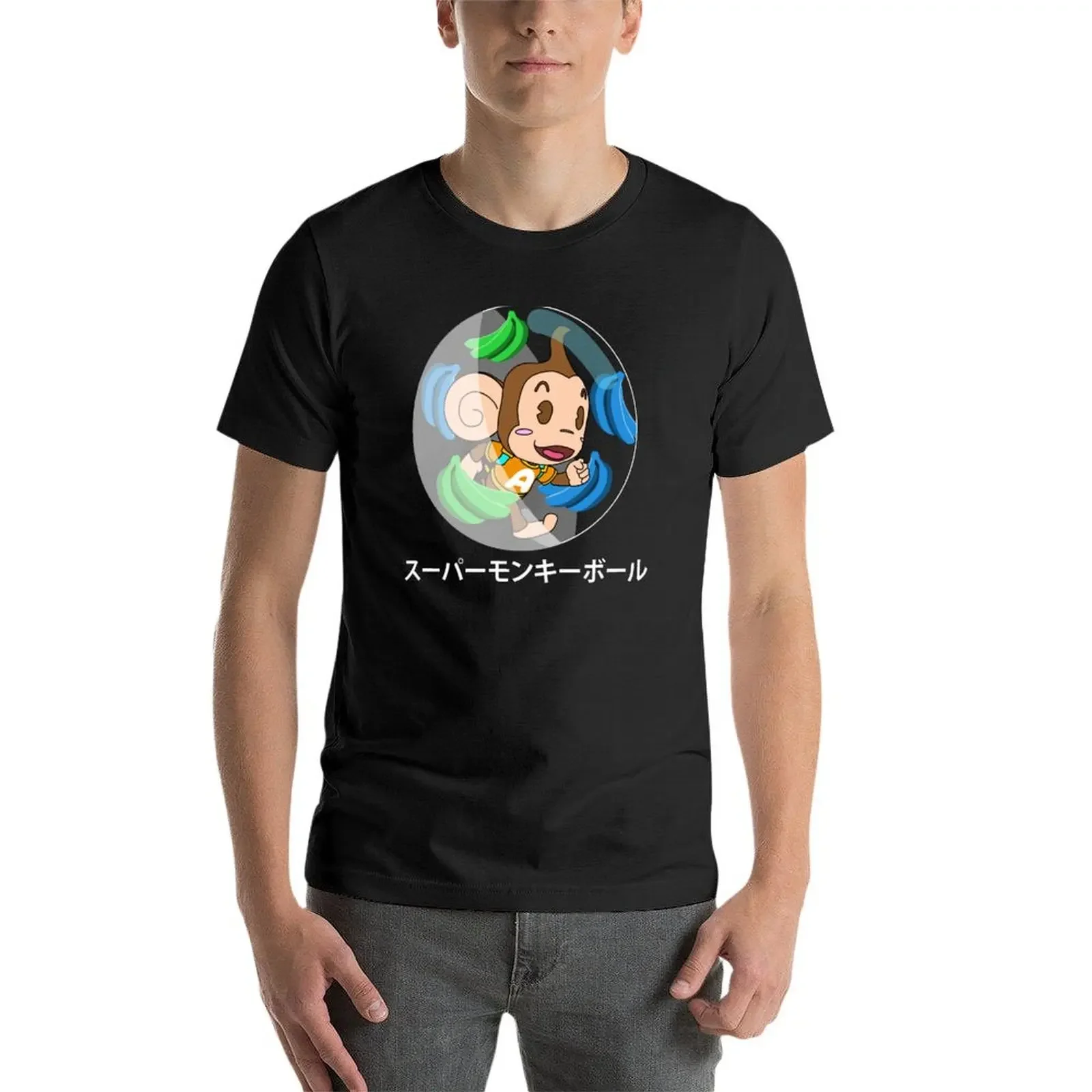 T-shirt Super Monkey Ball Aiai top estivi vestiti carini maglietta da uomo in cotone