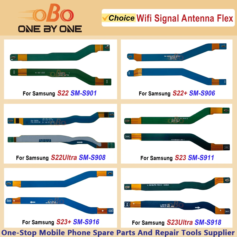 

Антенна сигнала Wi-Fi, основная плата подключения гибкого разъема для Samsung Galaxy S22 S23 Plus Ultra FE S908 S918, разъем Wi-Fi, лента Flex (1 шт.)