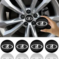 Aluminium Alloy Sticker 56mm Emblem Car Wheel Hub Center Cap For Lada VESTA Niva Kalina Priora Granta Largus Vaz Samara 2110