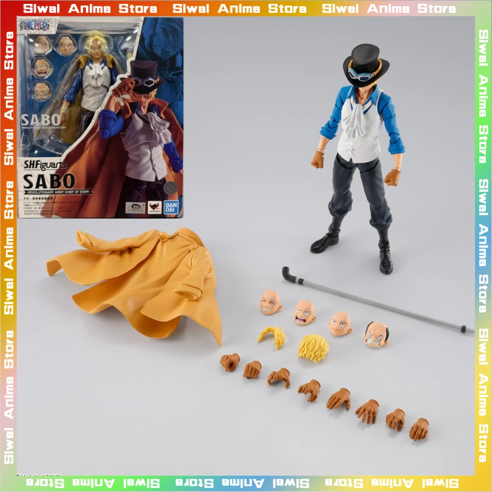 

В наличии Bandai Genuine One Piece S.H.Figuarts Sabo с Ace, аниме, экшн-фигурка, коллекция фигурок, модель игрушки, подарки на день рождения