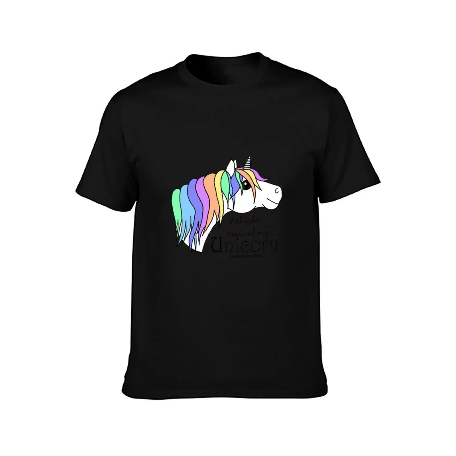 I clicker trained my unicorn T-Shirt Breathable Basic Cotton T-Shirt