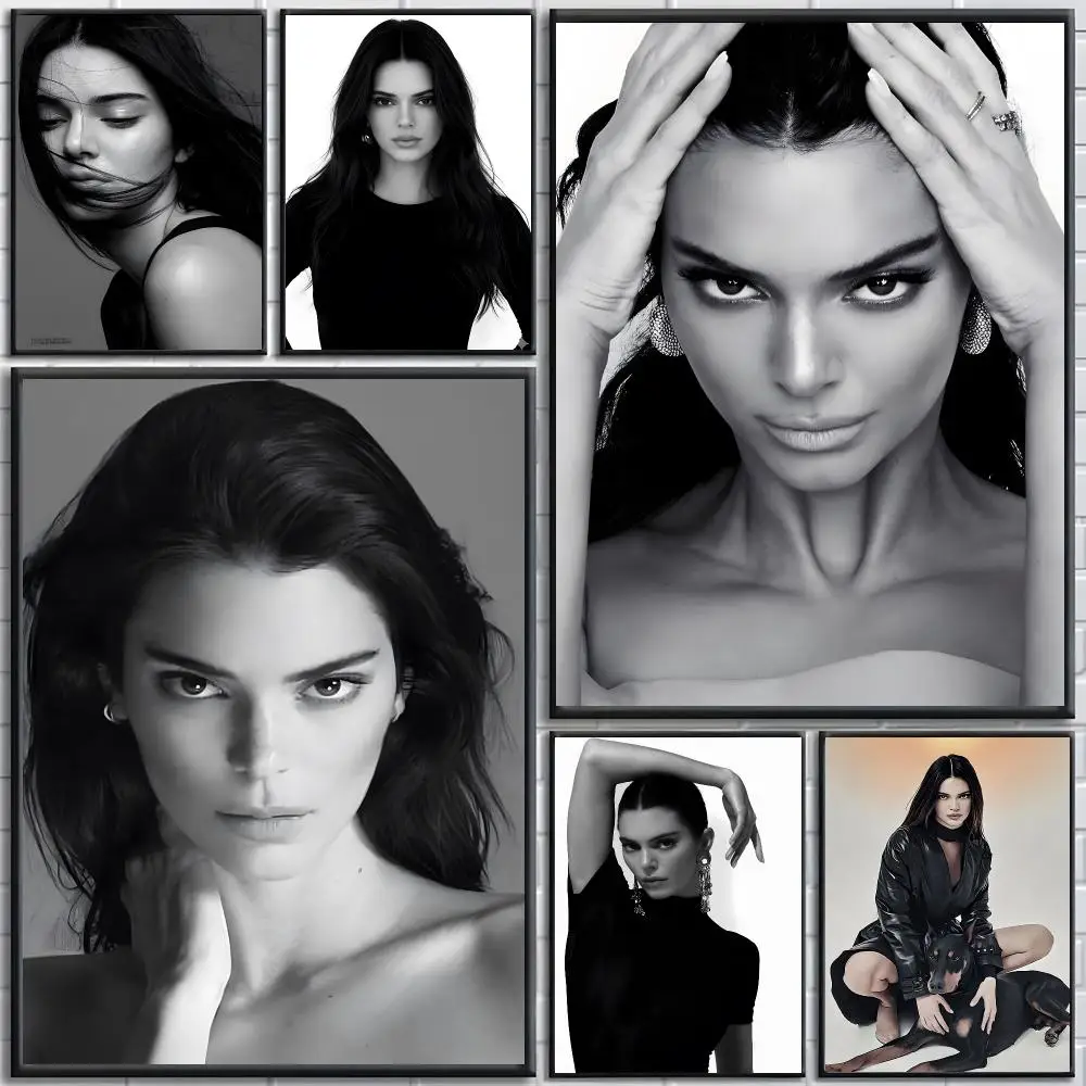 k-Kendall Jenners singer Poster poster Self-adhesive wall stickers, suitable for room decoration, high-quality printing.