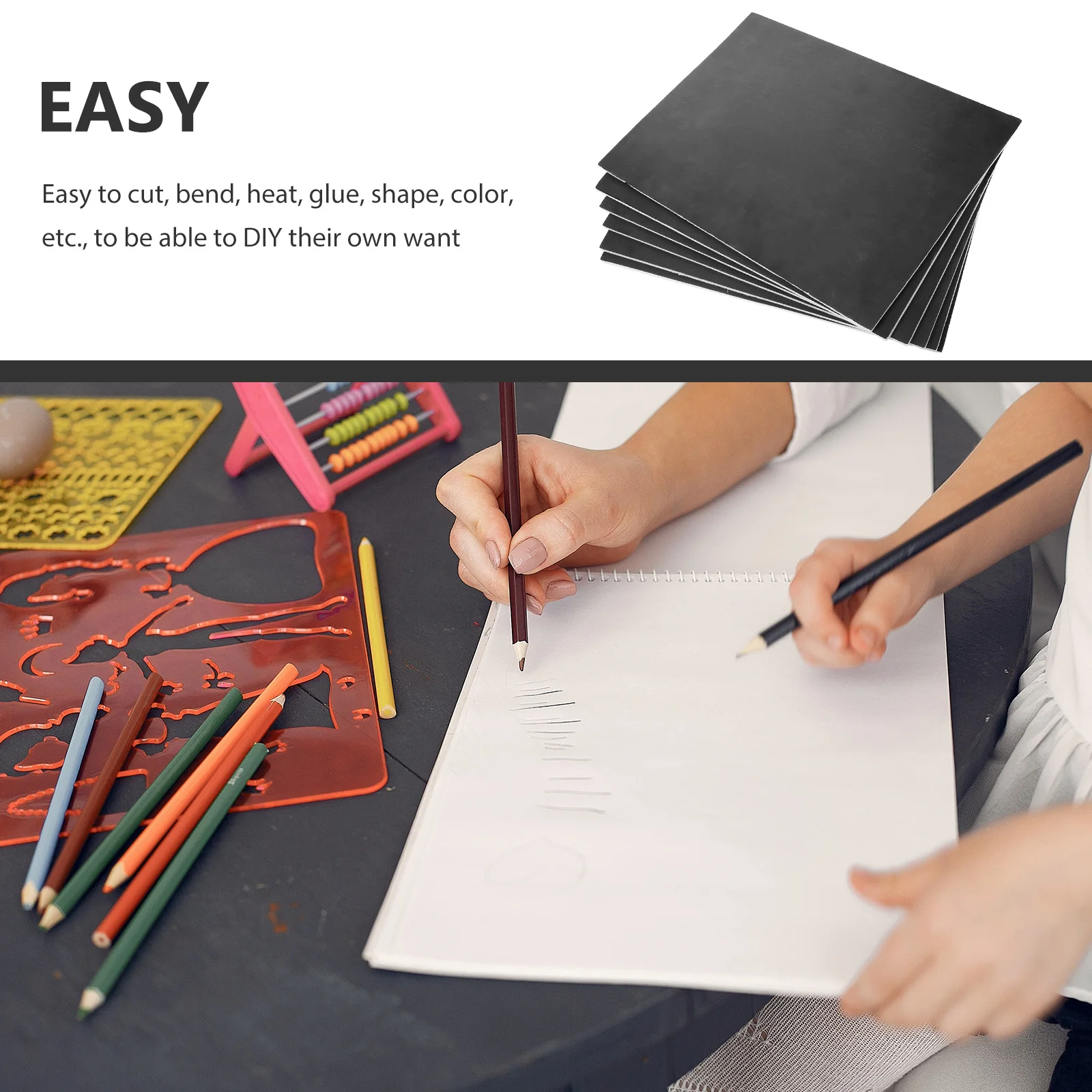 

6 Pcs Craft Blank Lightweight DIY Board Project Exhibition Boards Foams Diy Board For School Display