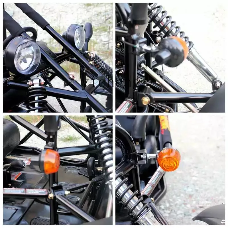 TQH Double Off-Road Kart Large Four Wheel All Terrain Jungle Crossing Mountain Bike