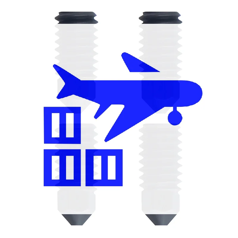 فوهات لـ Bambu Lab A1 / A1 فوهة صغيرة 0.2 0.4 0.6 0.8 مللي متر فوهة فولاذية صلبة لـ Bambulab A1 ترقية Hotend Kit طابعة ثلاثية الأبعاد #1