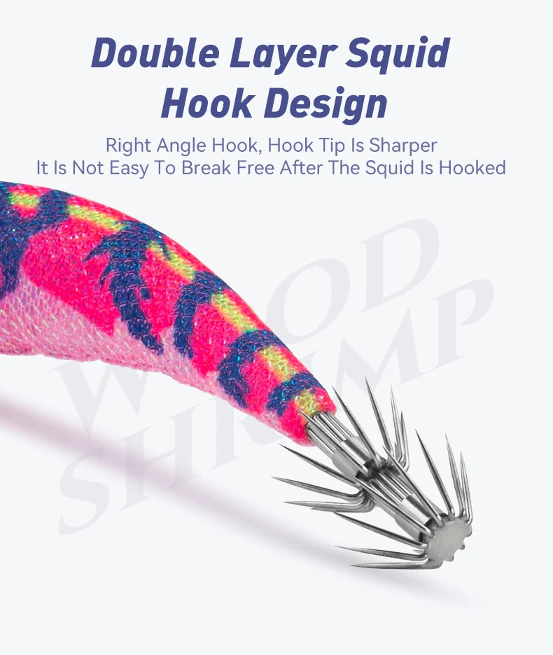 Kingdom EGI Jigs 2.5 # 3.0 # 3.5 # Künstliche Angeln Locken Hohe Qualität Tintenfisch Haken Jigging Harte Garnelen Köder Für Tintenfisch EGI – Detail 14