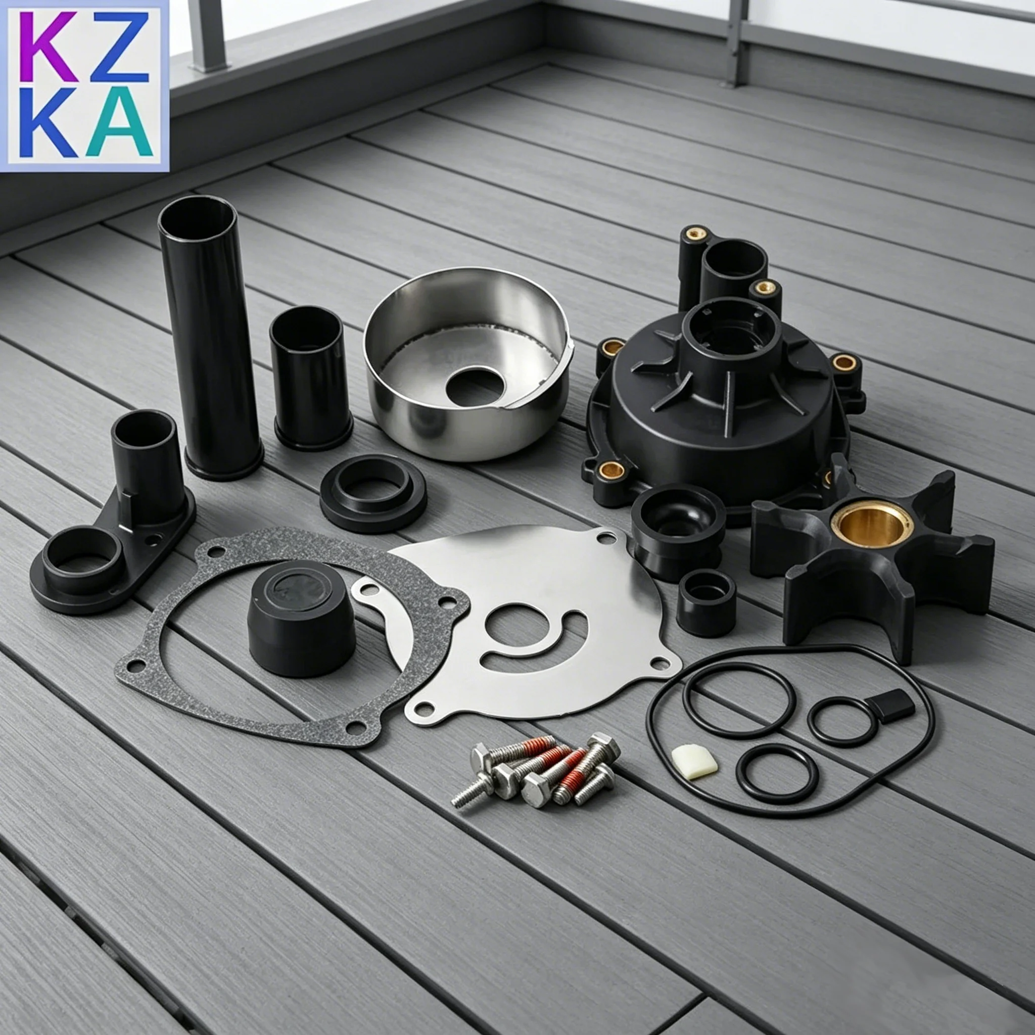 

Water Pump Impeller Repair Kit 5001595 435929 For Johnson Evinrude OMC 65-300HP V4 V6 V8 Outboard 5001595 435929 Boat Engine
