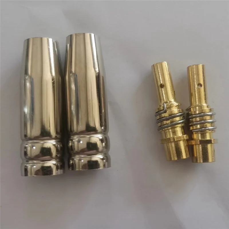 35Pcs 15AK Welding Torch Consumables 1.2Mm MIG Torch Gas Nozzle Tip Holder Of 15AK MIG Welding Torch Durable-AT64