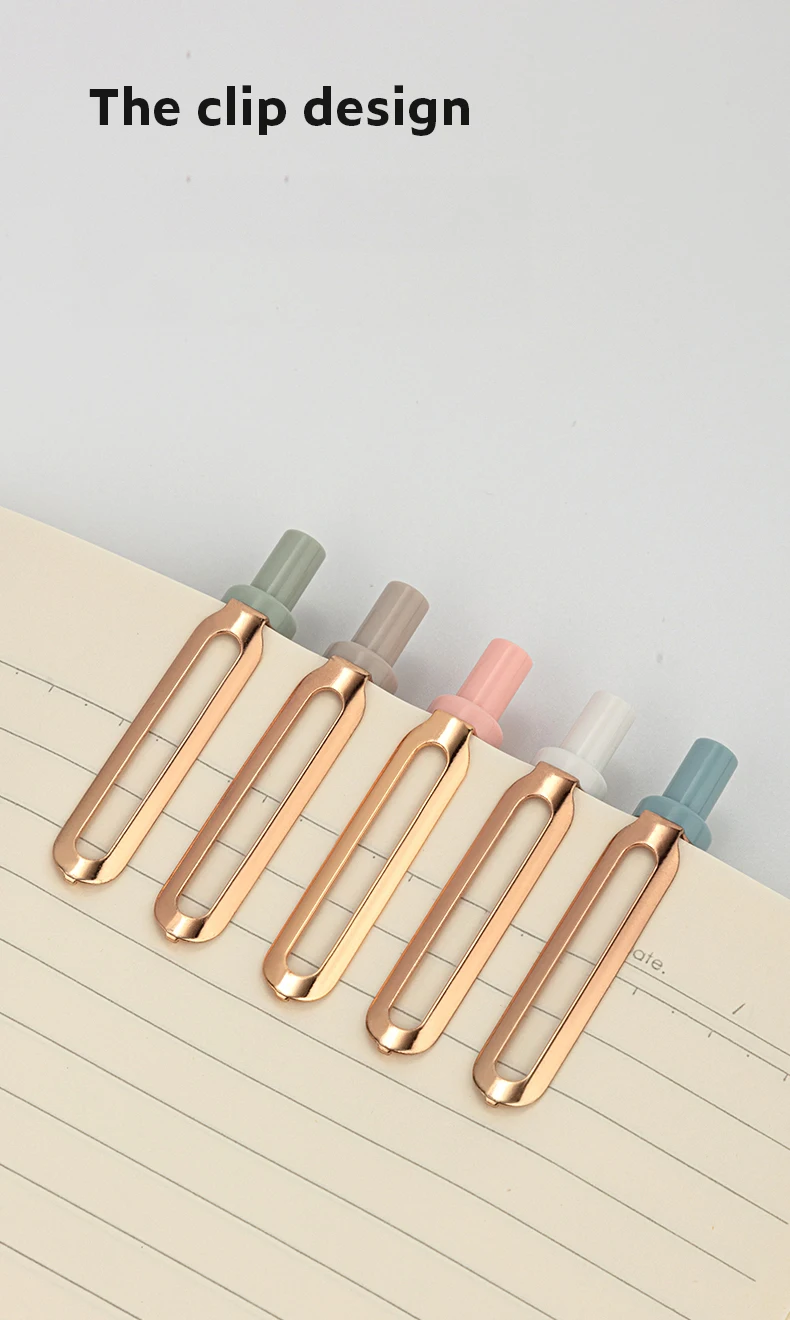 Deli 5 stücke Gel schreiber, schnell trocknende 0,5mm feine Spitze Premium glatte Tinte einziehbare Morandi Kugelschreiber Büro Schul bedarf pучка – Detail 9