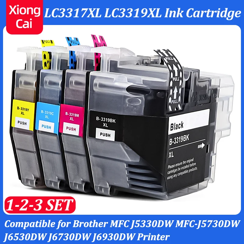 

LC3317XL LC3319XL 3317 3319 Ink Cartridge Compatible For Brother MFC J5330DW MFC-J5730DW J6530DW J6730DW J6930DW Printer