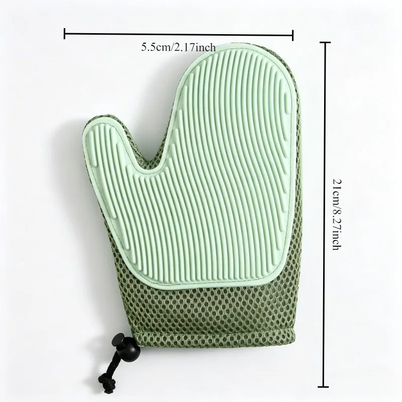 1PC Pet Hair Glove Removal Cat Dog Grooming Cleaning Pet Hair Removal Gloves Brush Multi-functional Carpet Clothes Washable