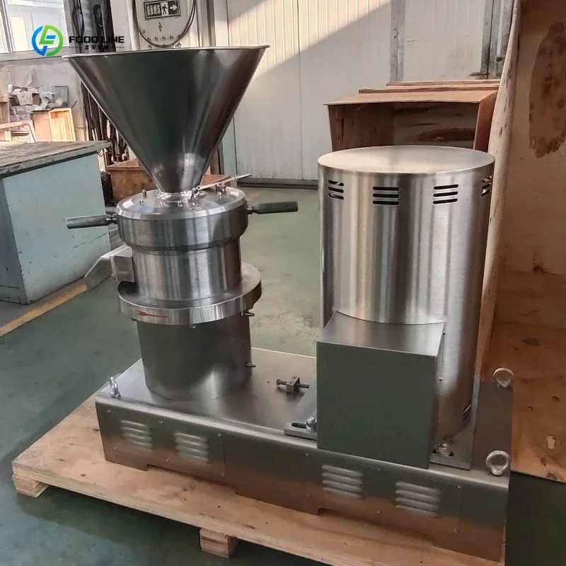 Colloid Mill Grinder Commercial Peanut Butter Maker Tomato Paste Processing Machine FL Customized