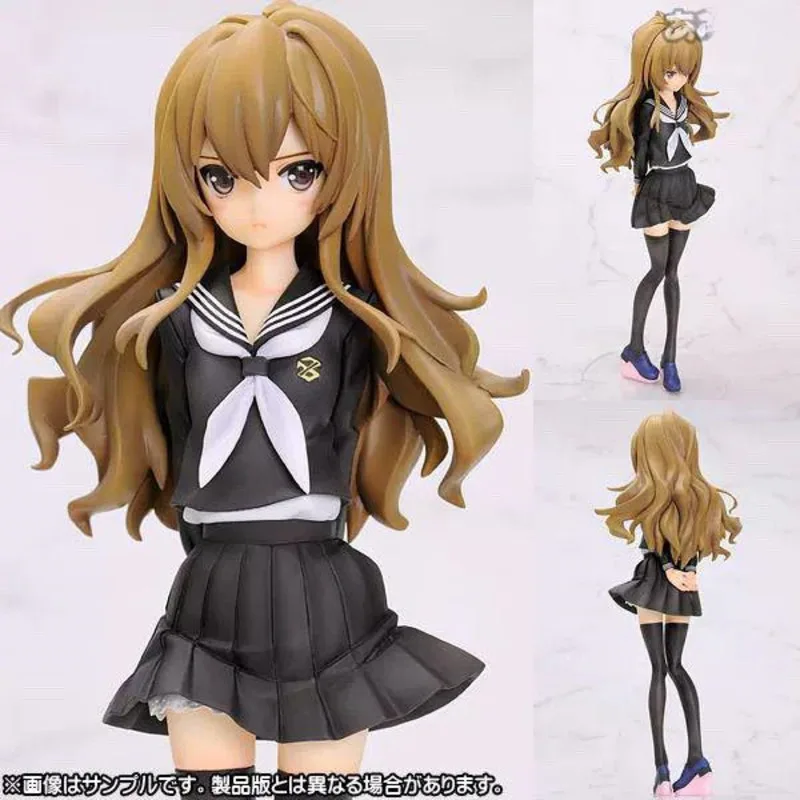 Anime TIGER×DRAGÓN Aisaka Taiga Toradora! # 2523 figura de acción uniforme escolar chica PVC modelo figura muñeca colección ornamento regalo
