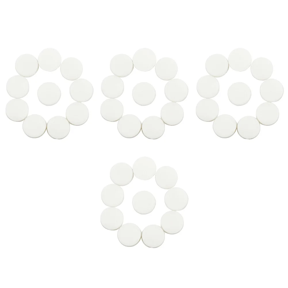 

40pcs Silicone Plugs Open Hole Plug Covers Flute Accessories Repair Supplies Key Caps Pad Saver White Durable Easy Install
