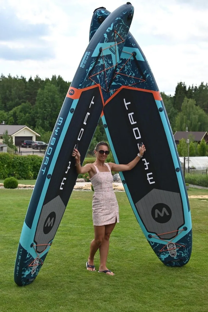 

Надувная доска для серфинга (SUP) 11'6'' с сиденьем, для рыбалки, с насосом