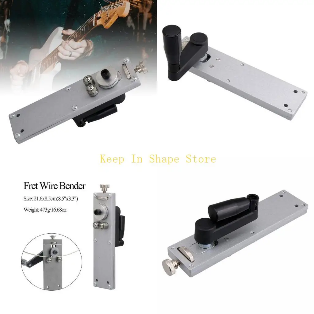 

U1JC Fret Wire Bender Регулируемый инструмент Radius Luthier для ремонта гитарного баса