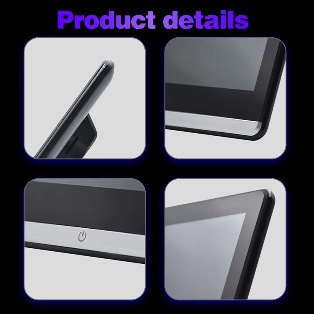4kvideo 14 Inch 8CORE 64gb 128gb Android Backseat Screens for Car Display Screen Android Car Headrest Monitor