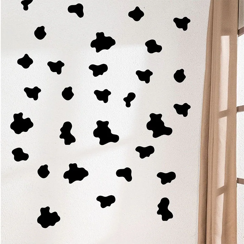 Personalized irregular section black bedroom foyer commercial wall beautification decoration wall stickers