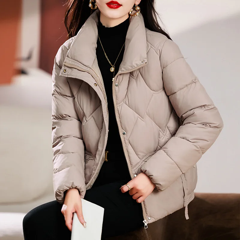 Winter Clothes Women Basic Coats Warm Thick Down Cotton Jacket Female Short Outerwear Fashion Padded-Cotton Jacket Parkas Mujer