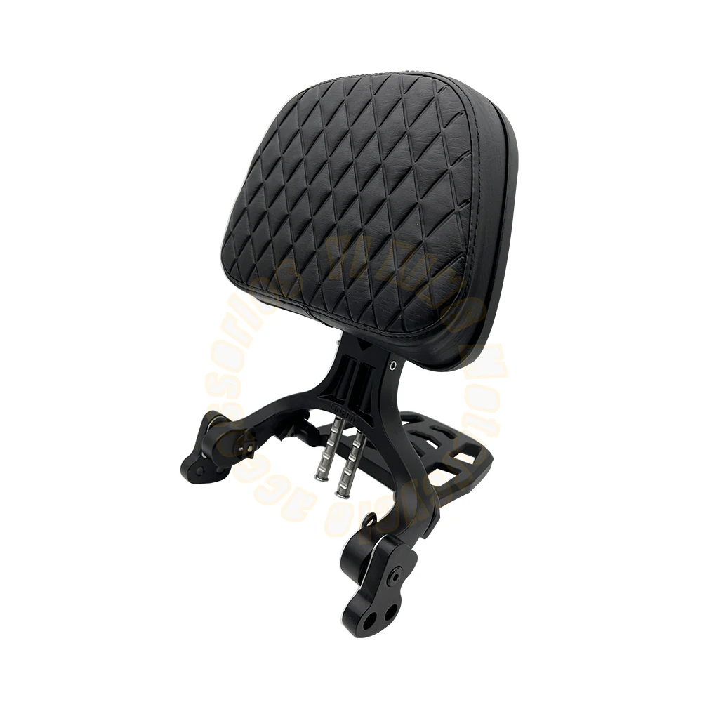 Motorcycle rear backrest suitable for Haojue TR300 VOGE CU525 CFMOTO 450clc cm300 foldable adjustable height seat backrest