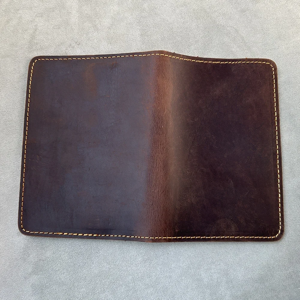 Travel Accessories Genuine Leather Personalized Passport Cover Leather Passport Cover Personalized Logo passport holder