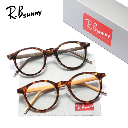 Imagen 1 del producto 2 uds gafas redondas lentes transparentes cómodas para hombres mujeres presbicia gafas lector para personas mayores + 1,0 ~ + 3,5