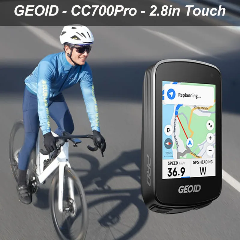 GEOID CC700 Pro 4GB Storage Bicycle Computer GPS 2.8 Inch
