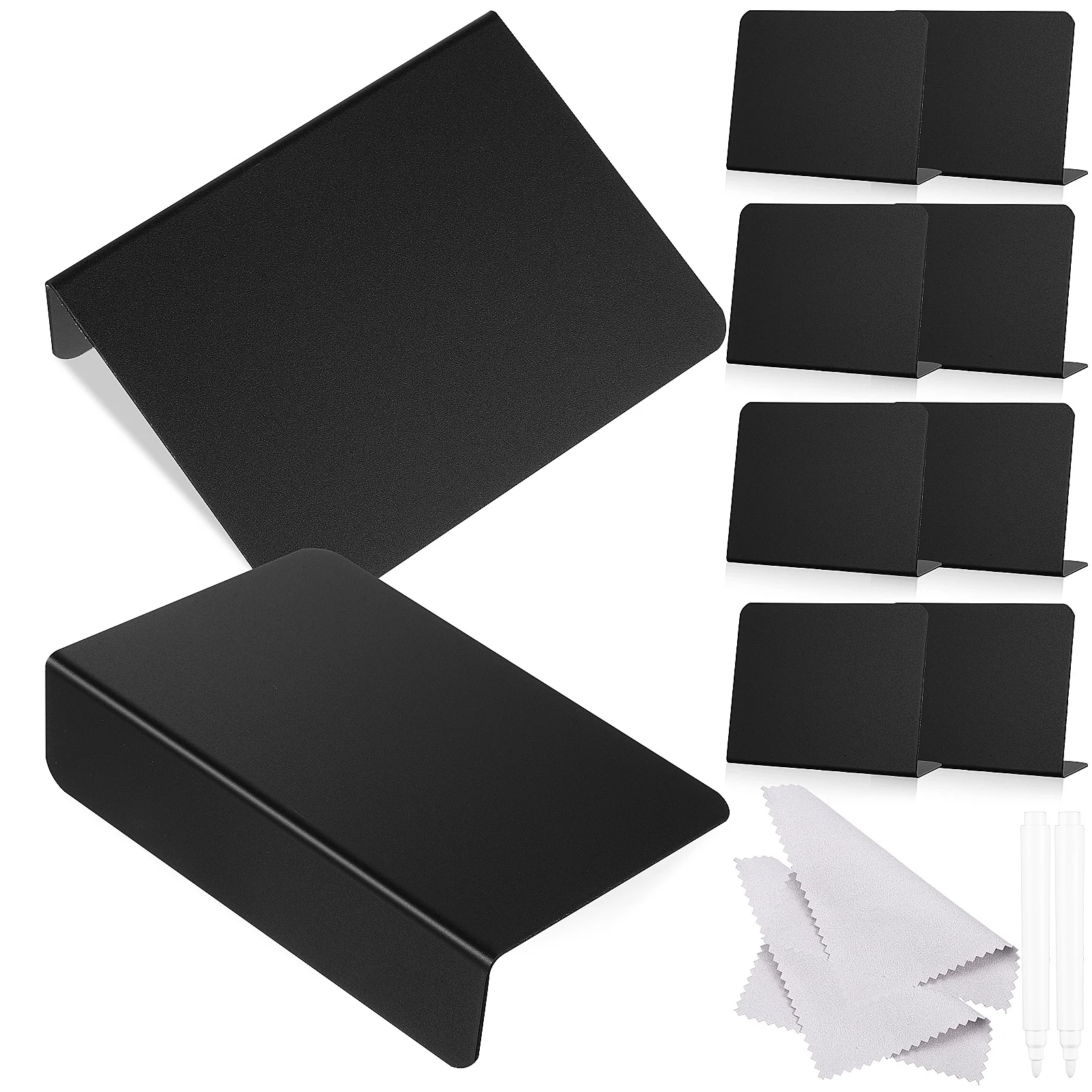 1Set Mini Chalkboard Signs Small Chalk Board Food Table Tabletop Chalkboard Sign Board for Home Office Cafe Display with Chalk