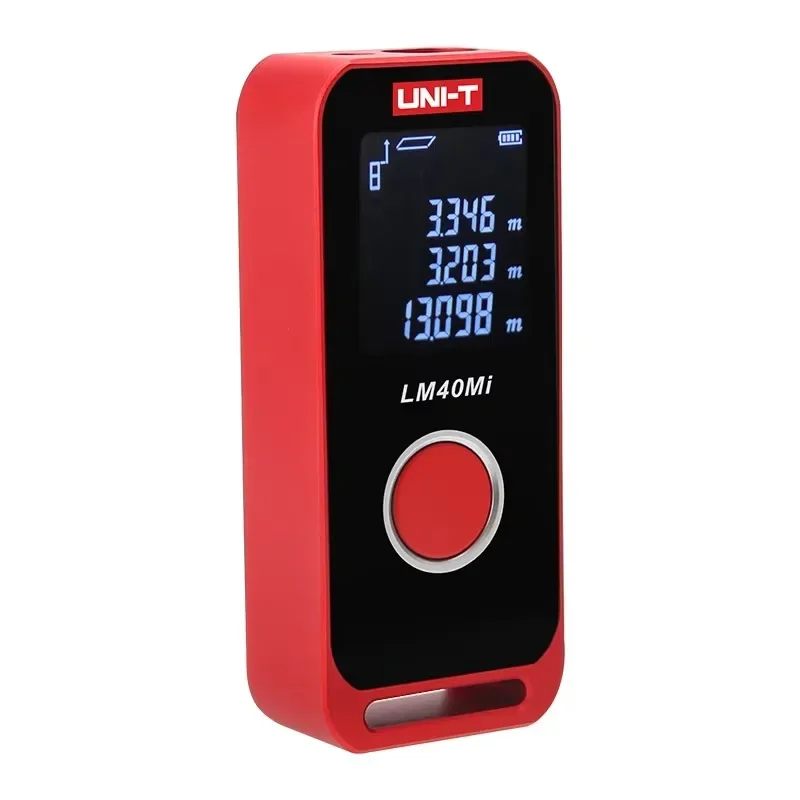 u ni-t LM40Mi/LM60Mi Mini la ser Distance Meter m Inch ft CLASS II Li-ion Battery LCD Backlight High Accuracy