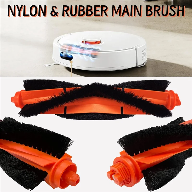 【Berserk】Accessories Kit For Xiaomi S20 Robot Vacuum Cleaner Main Side Brush HEPA Filters Mop Pads Replacement Parts