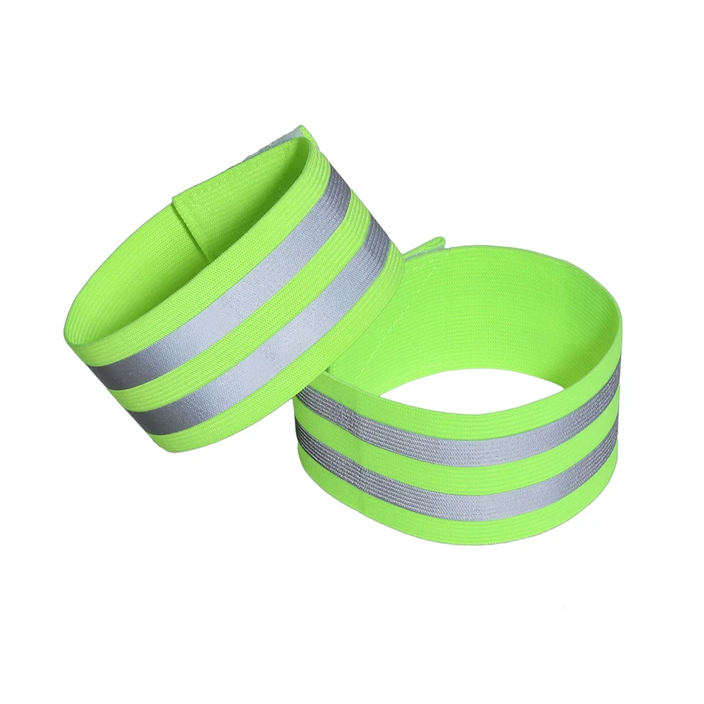 

4 pcs Reflective Elastic Band High Visibility Safety Strap for Night Sports Camping Hiking Adjustable Degree Outdoor Gear