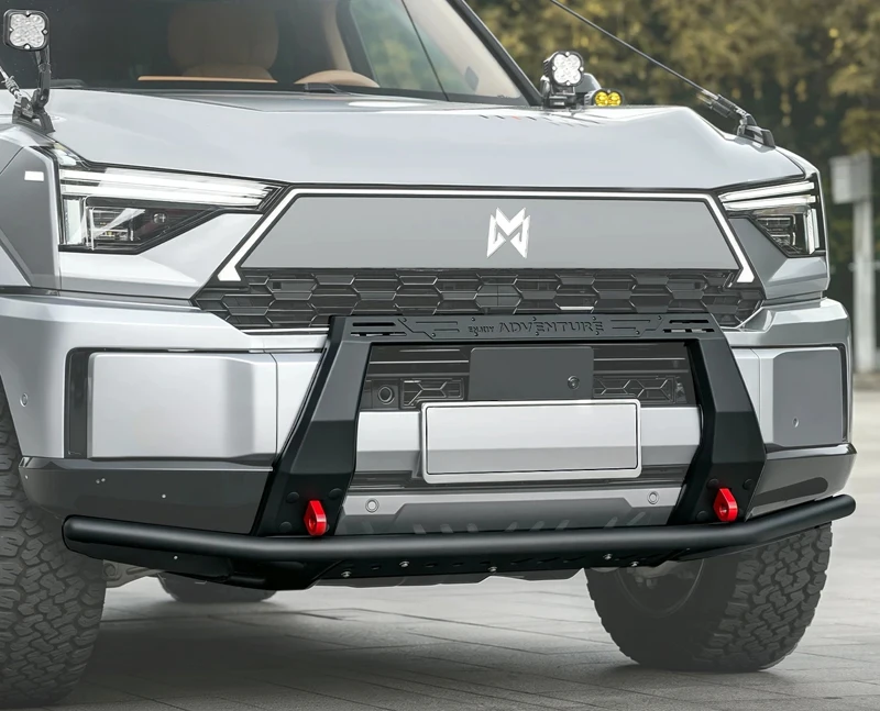 Car City Edition Bull Bumper Bar Suitable for M-Hero M817 2025 2026 Modified Car Front Bumper Bull Fence Bar Front Push Sand Bar