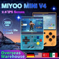 MIYOO Mini V4 Retro Handheld Game Console Portable Video Game Linux System 2.8'' IPS OCA Game Console Players Children's Gifts