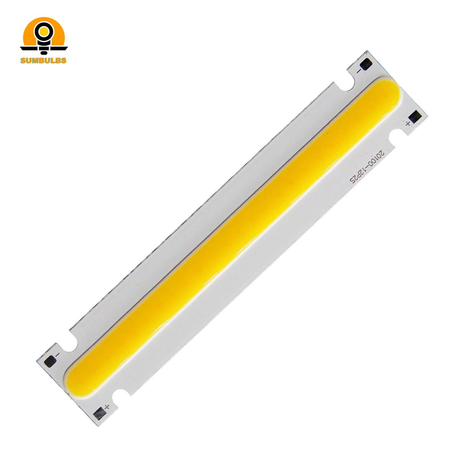 ชิปสำหรับวางบนโต๊ะ5W 100x20mm, ชิปแถบไฟ COB แหล่งแสง DC6V แสงสีอบอุ่นสำหรับโคมไฟ LED DIY