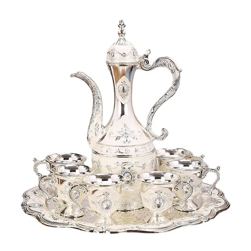 European liquor wine set home retro creative liquor dispenser, wine jug, liquor glass, high-end gift gift