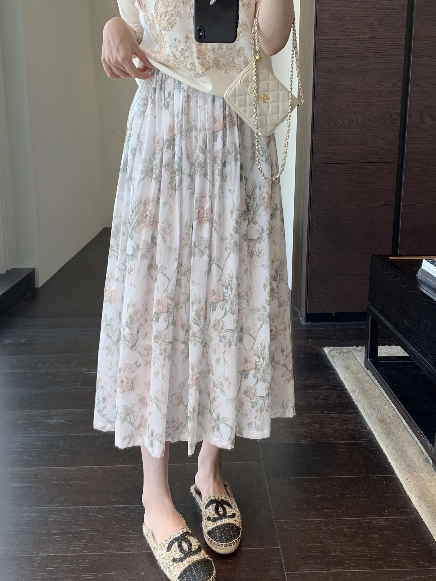 

Юбка с высокой талией, утягивающая, с принтом, элегантная, модная, женская, весна-лето, новинка, дышащая, приятная к телу