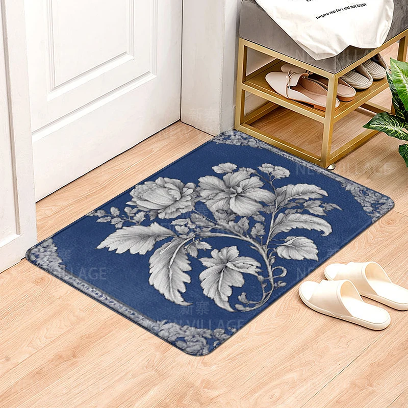 House entrance carpet Home door mat Modern Nordic style Room Bath Foot bathroom non-slip Kitchen water absorption rugs Abstract