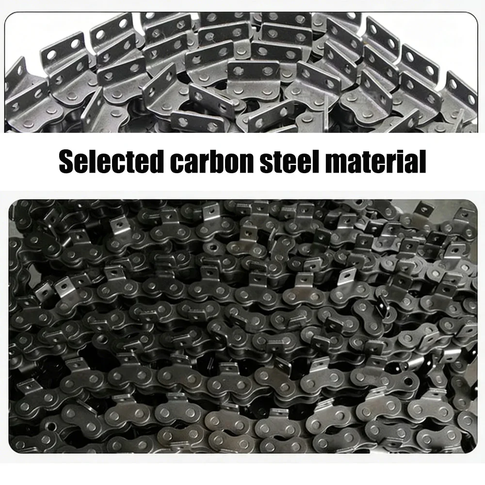1.524 Meter Single/Double-Side Carbon Steel Offset Transmission Chain 08B 10A 12A 16A Industrial Drive Chain Single/Double Hole