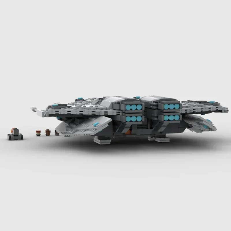 Moc อาคารอิฐทหารรุ่น 1:250 Elite Starry Fighter เทคโนโลยี Modular Blocks ของขวัญของเล่นเด็ก DIY ชุดประกอบ