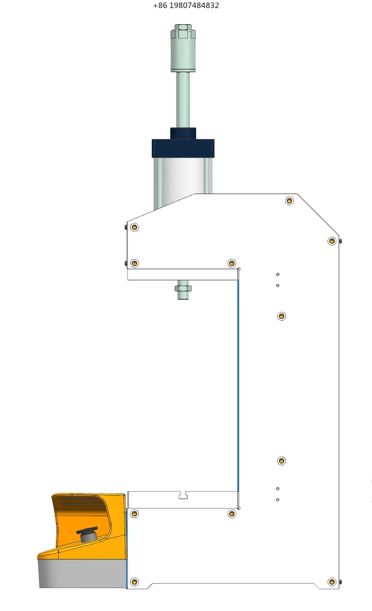 Noise Small Footprint for Startups Small Batch Production Pneumatic High-Accuracy Motor Punch Press Compact Desktop Low