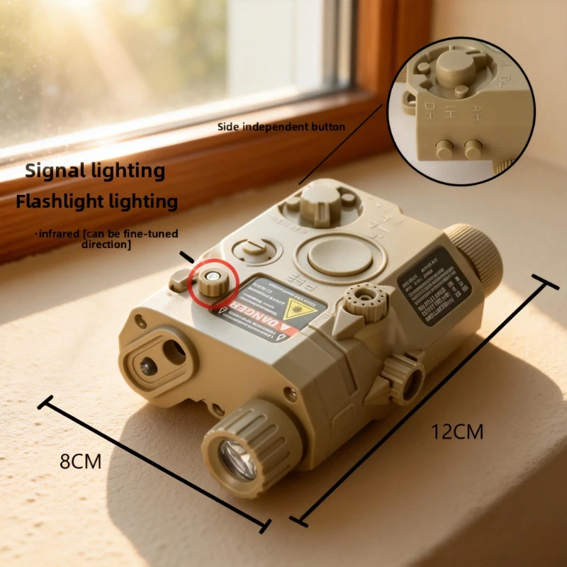 

НОВЫЙ Лазерный фонарь PEQ15: Многофункциональный, совместим с 20-мм рельсами, для страйкбола, охоты, игрушечного оружия, индикатор
