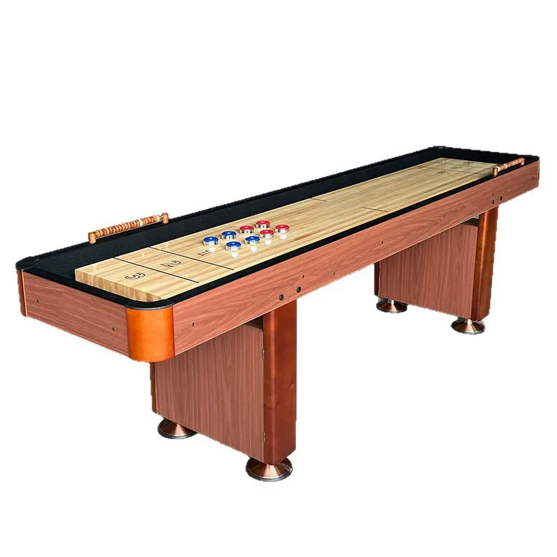 

Solid wood sand arc table Art sand pot table Household new fitness equipment shuffleboard