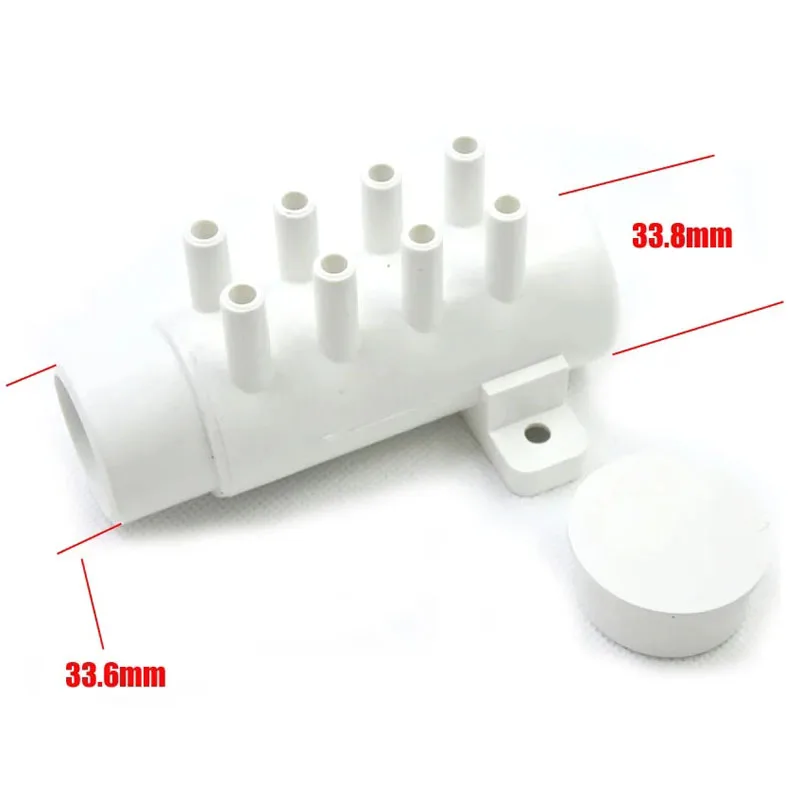 8 holes PVC air Manifold 1\